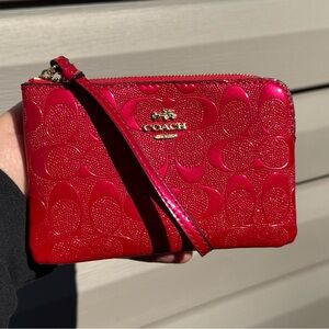 Red Wristlet Clutch NWT